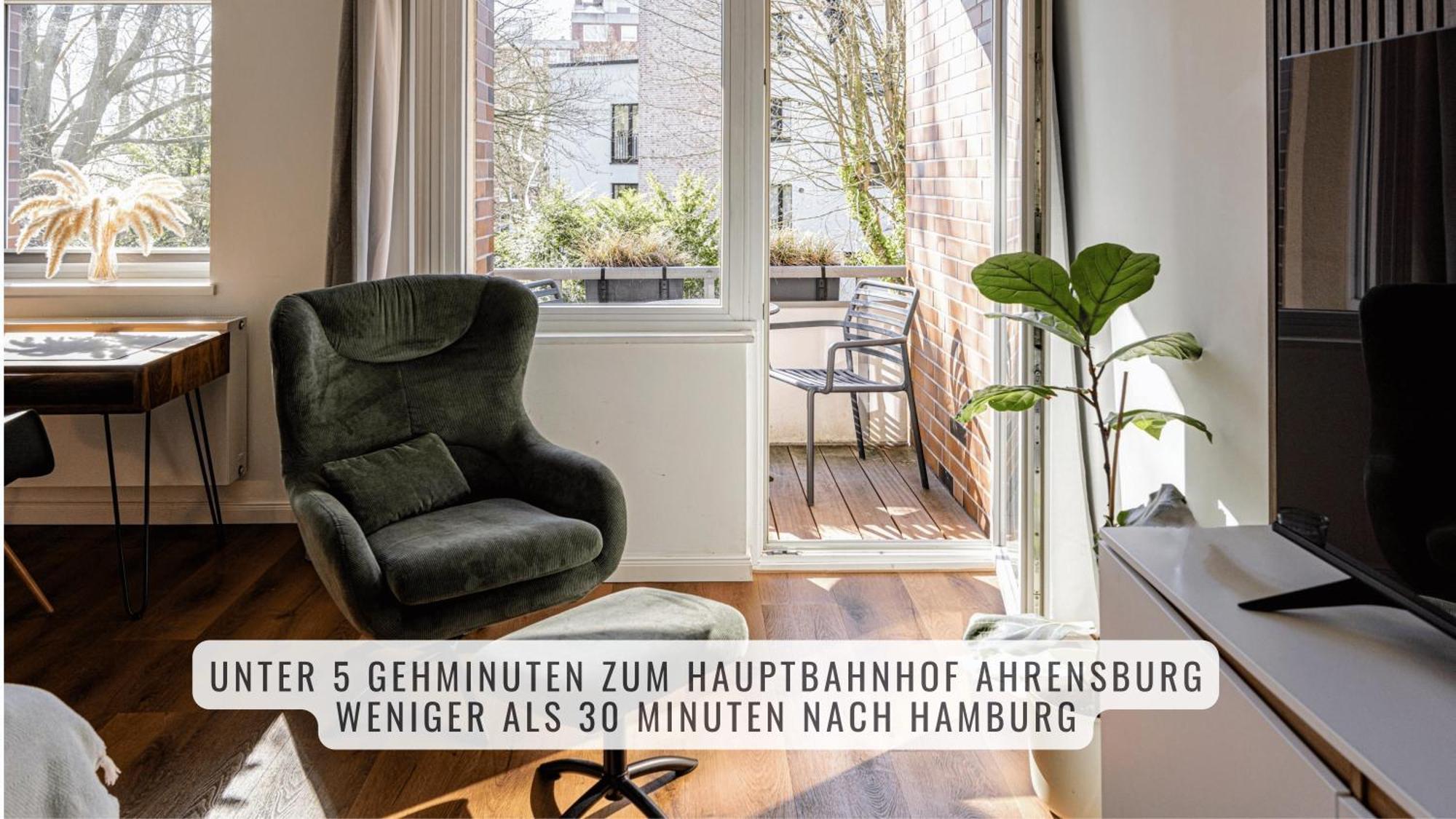 Have-A-Nice-Stay - Nahe Bahnhof - 20 Minuten Nach Hamburg - Trotzdem Ruhig Gelegen - 6 Minuten Zu Fuss Ins Zentrum Ahrensburg - Modern Eingerichtet 외부 사진